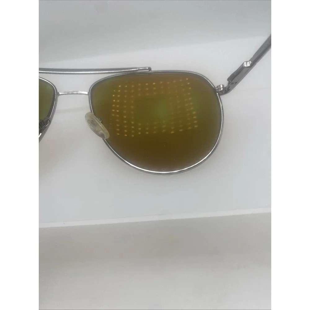 Lacoste Sunglasses FRAMES ONLY L177S 033 Aviator 57-15-140 Silver Brown 162